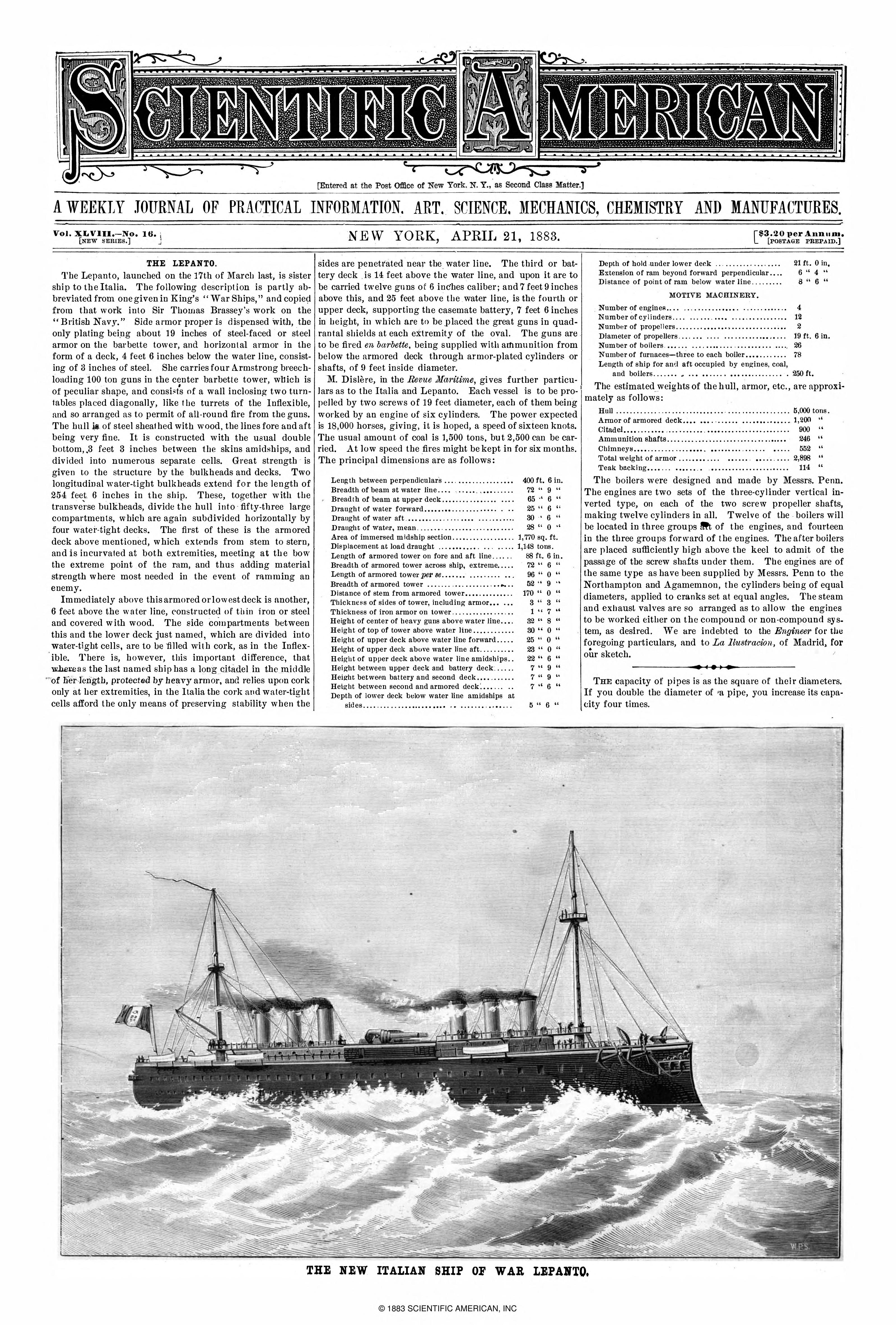 Scientific American 1883-04-21 Lepanto.jpg