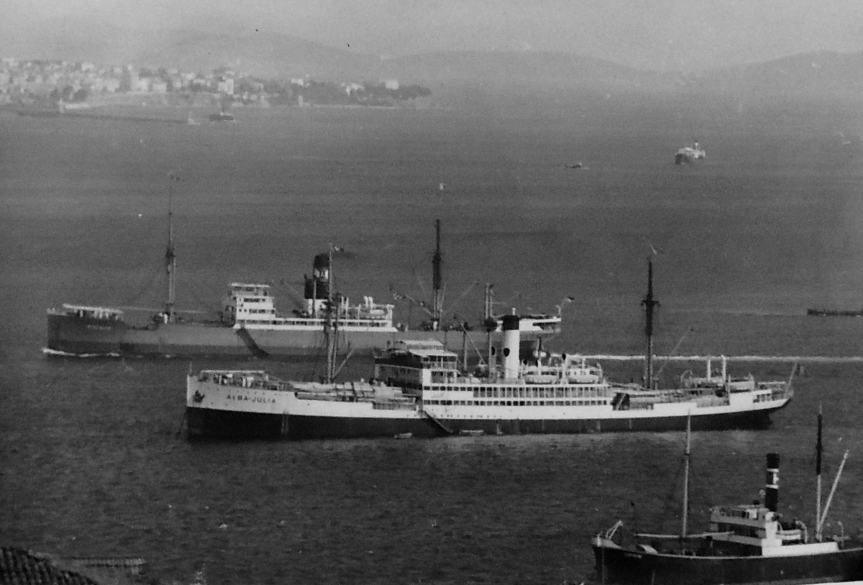 The Romanian passenger-cargo ship ALBA JULIA at Istanbul in the 30's.jpg